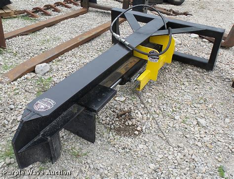 skid steer inverted log splitter|automatic log splitter skid steer.